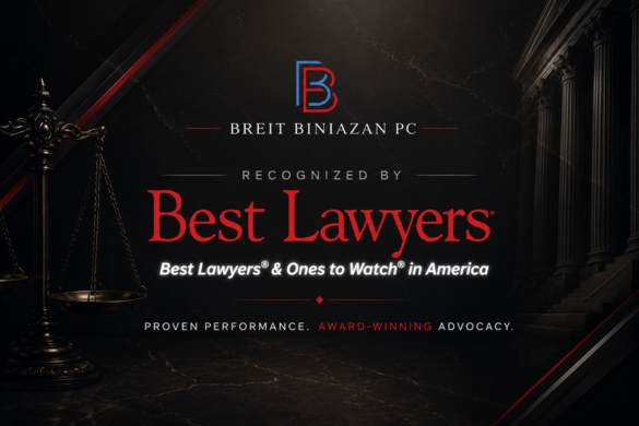 Four Breit Biniazan Attorneys Named to The Best Lawyers in America 2027