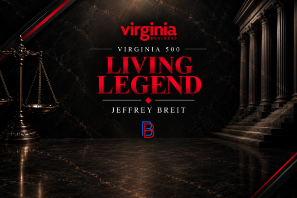 Jeffrey Breit Recognized as a Virginia 500 Living Legend